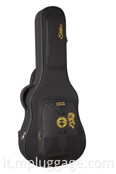 Borsa per chitarra nera Black Guitar Bag